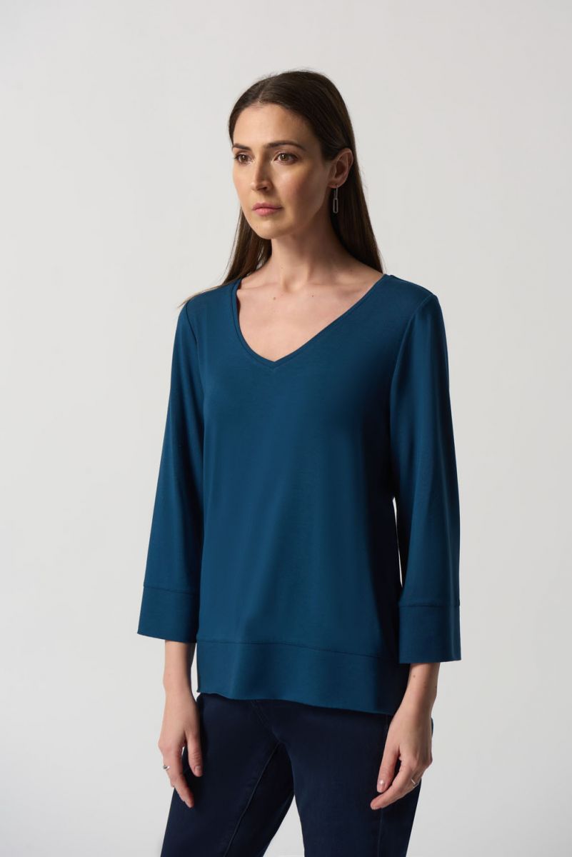 Joseph Ribkoff Nightfall Boxy Jersey Top Style 233049