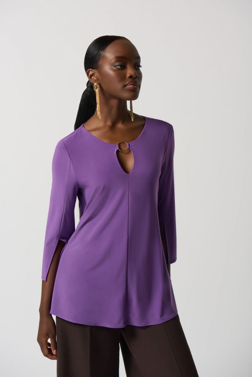 Joseph Ribkoff Violet Trapeze Tunic Style 233253