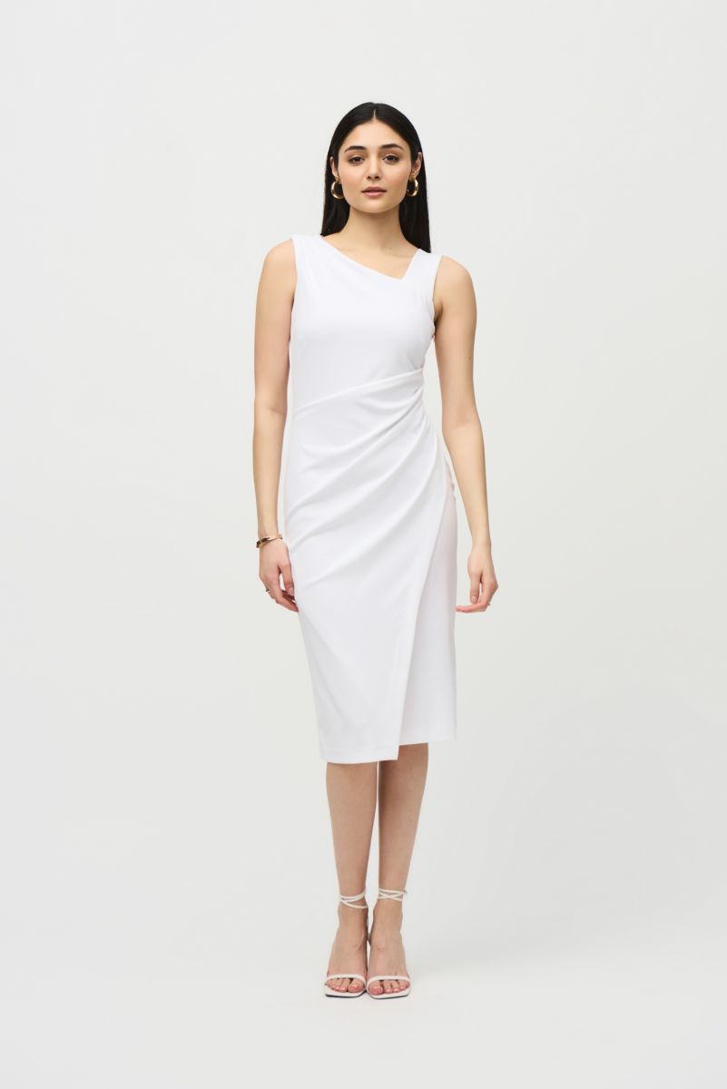 Joseph Ribkoff Vanilla Sleeveless Sheath Dress Style 242234