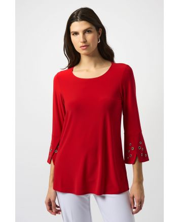 Joseph Ribkoff Radiant Red Fit and Flare Tunic Style 251141