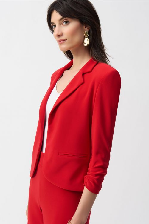 Joseph Ribkoff Radiant Red Classic Blazer Style 143148