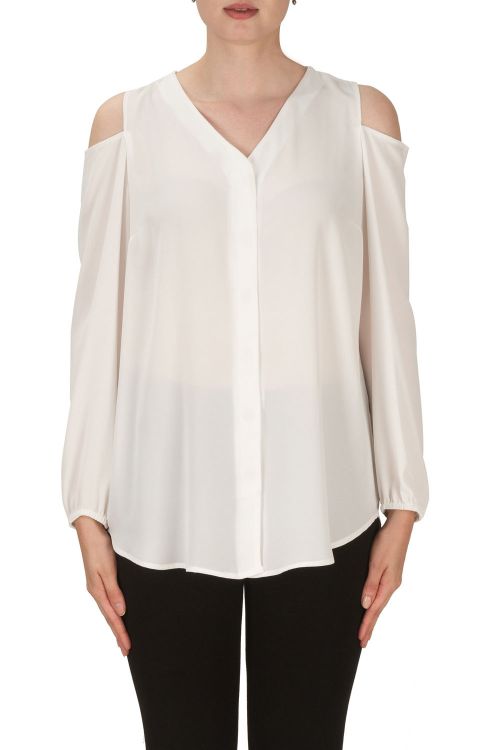 Joseph Ribkoff White Blouse Style 171294