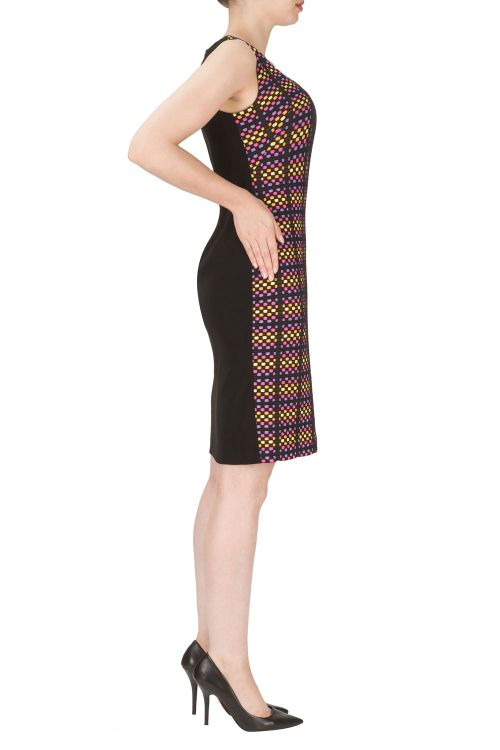 Joseph Ribkoff Black/Multi Dress Style 171664