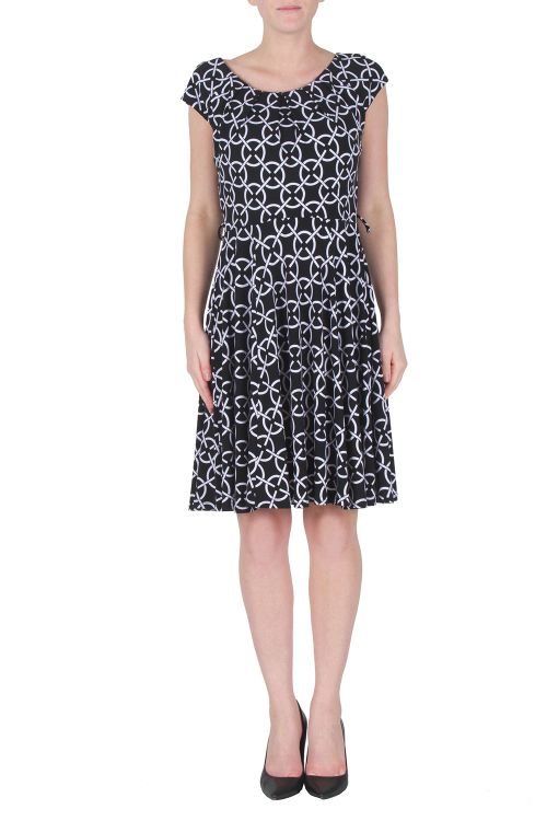 Joseph Ribkoff Black/White Dress Style 172865