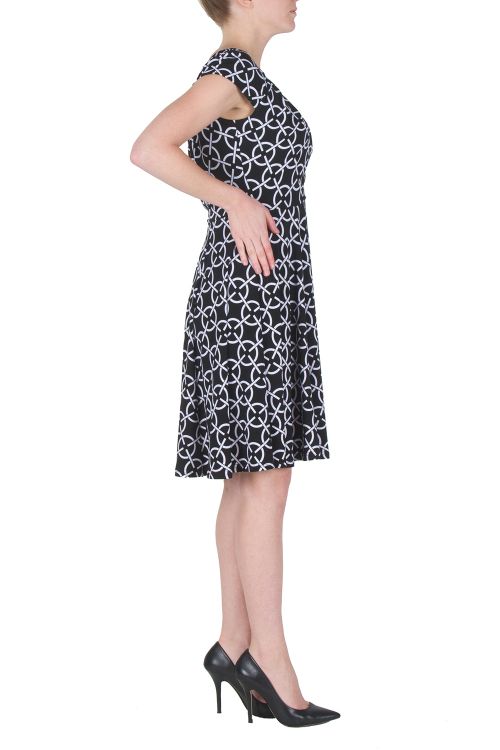 Joseph Ribkoff Black/White Dress Style 172865