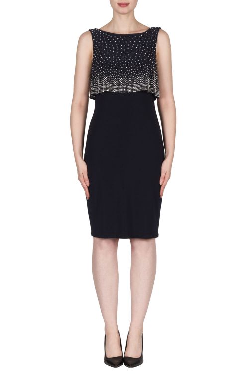 Joseph Ribkoff Black Dress Style 173026