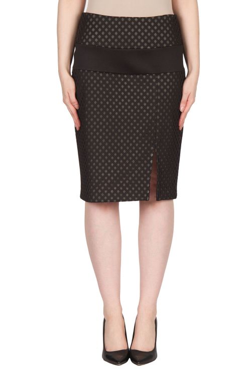 Joseph Ribkoff Black/Champagne Skirt Style 173493