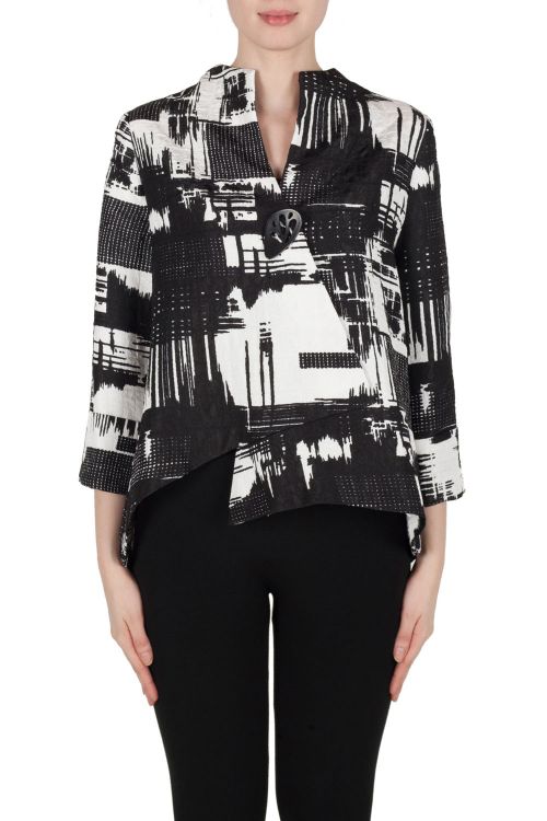 Joseph Ribkoff Jacket Black/White Style 173820