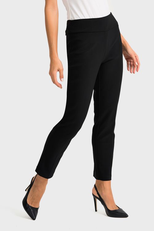 Joseph Ribkoff Black Ankle Length Pant Style 181089