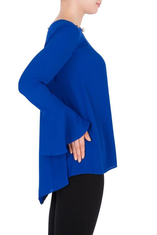 Joseph Ribkoff Azure Blue Top Style 182282