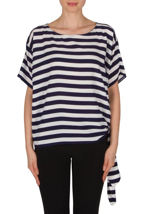 Joseph Ribkoff Navy/White Top Style 182913