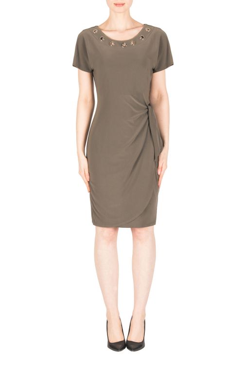 Joseph Ribkoff Avocado Dress Style 183000