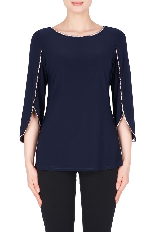 Joseph Ribkoff Midnight Blue Top Style 183026X