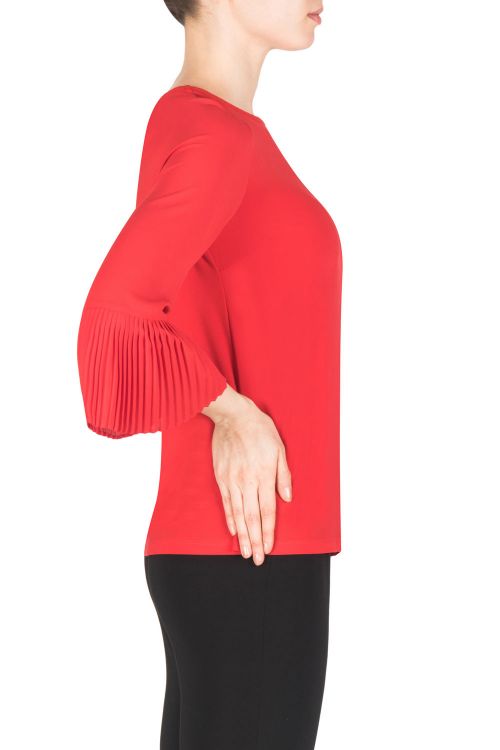 Joseph Ribkoff Lipstick Red Top Style 183275