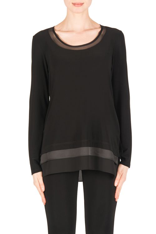 Joseph Ribkoff Black Tunic Style 183396