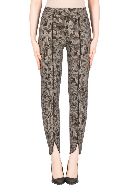 Joseph Ribkoff Black/Taupe Pant Style 183525