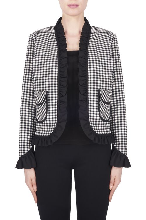 Joseph Ribkoff Black/White Jacket Style 183755