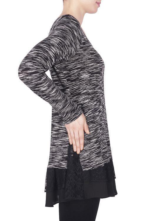 Joseph Ribkoff Black/White Tunic Style 183786