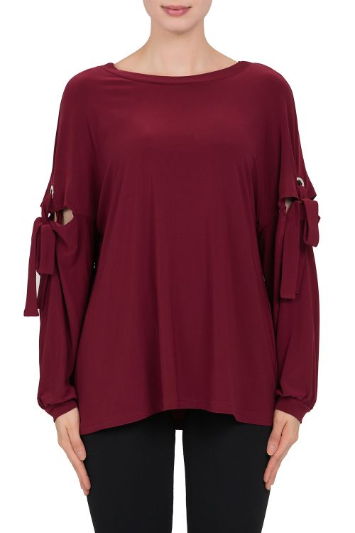 Joseph Ribkoff Cranberry Top Style 184131