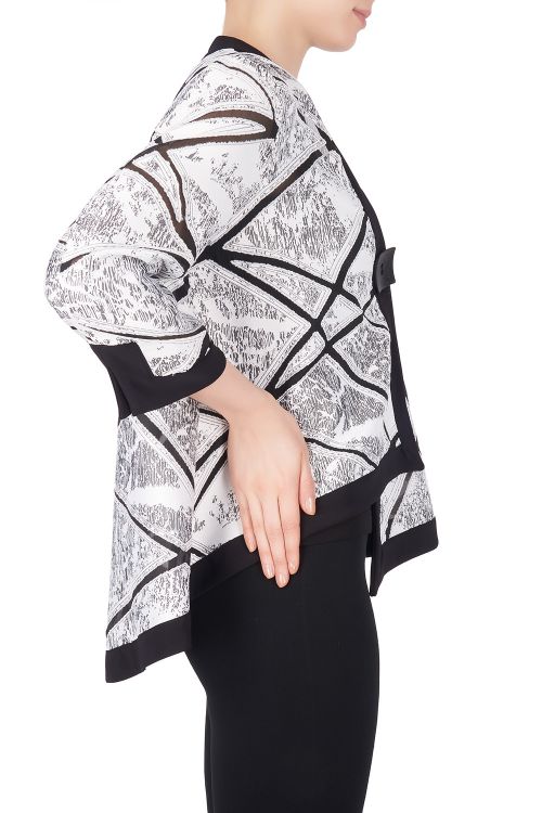 Joseph Ribkoff Black/White Jacket Style 184800