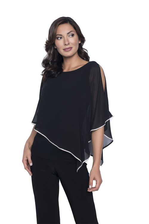 Frank Lyman Black Blouse Style 185420