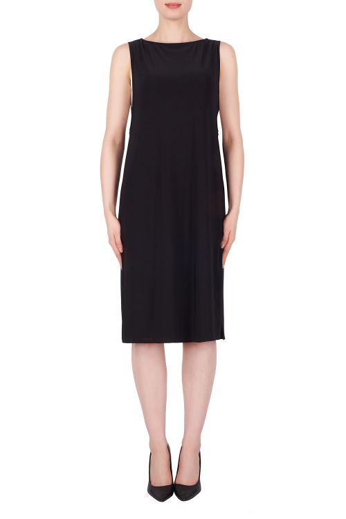 Joseph Ribkoff Black/Vanilla Dress Style 191001