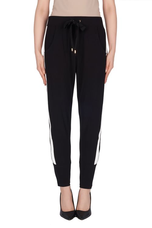 Joseph Ribkoff Black/Vanilla Pant Style 191110