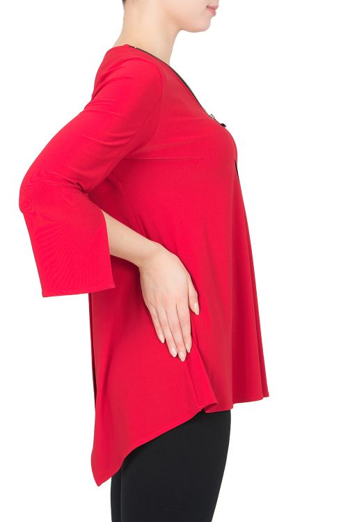 Joseph Ribkoff Lipstick Red Top Style 191143