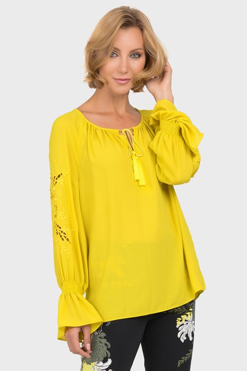 Joseph Ribkoff Chartreuse Top Style 191249