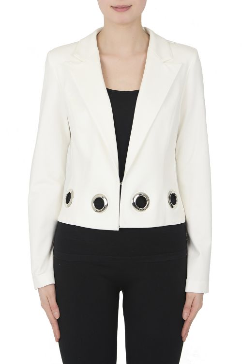 Joseph Ribkoff White Jacket Style 191385