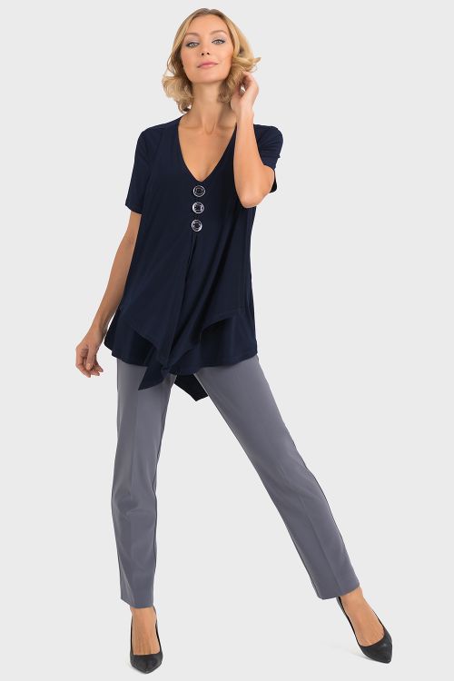 Joseph Ribkoff Navy Top Style 193131