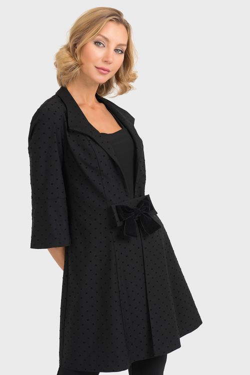 Joseph Ribkoff Black Coat Style 193629