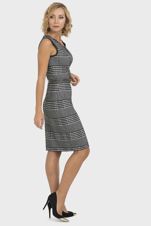 Joseph Ribkoff Grey/Multi Dress Style 193821