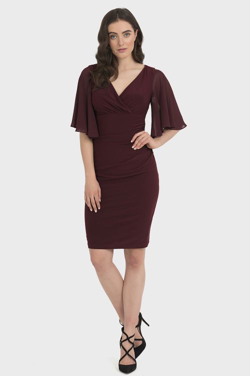 Joseph Ribkoff Cabernet Dress Style 194013