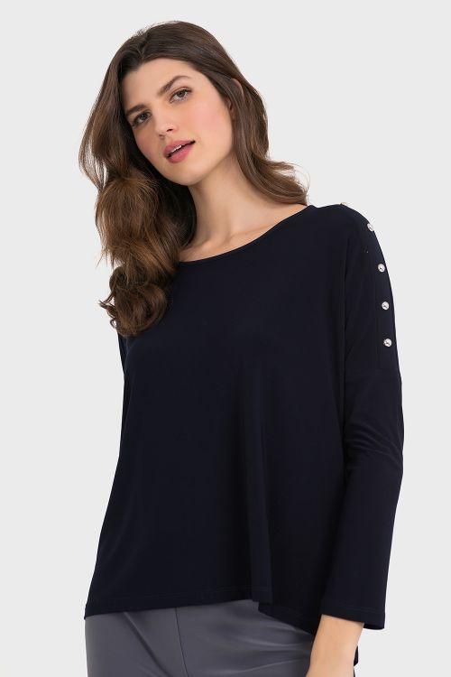 Joseph Ribkoff Midnight Top Style 194107