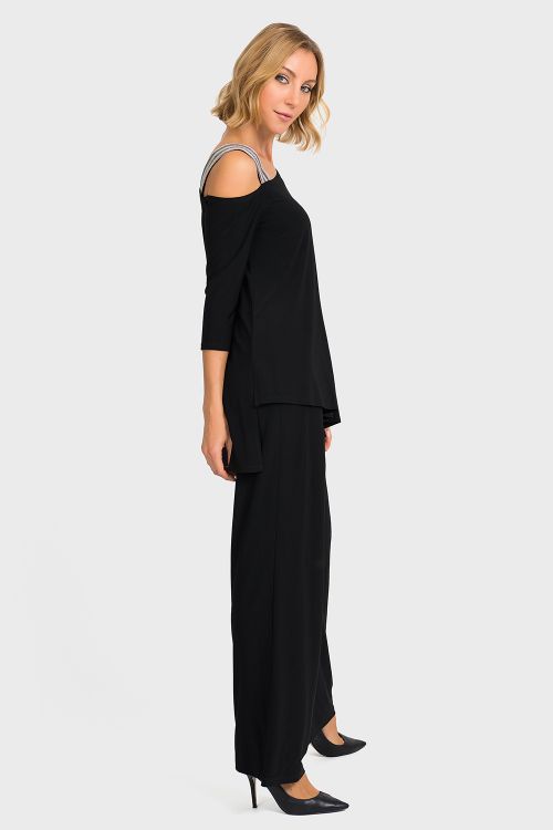 Joseph Ribkoff Black Jumpsuit Style 194025