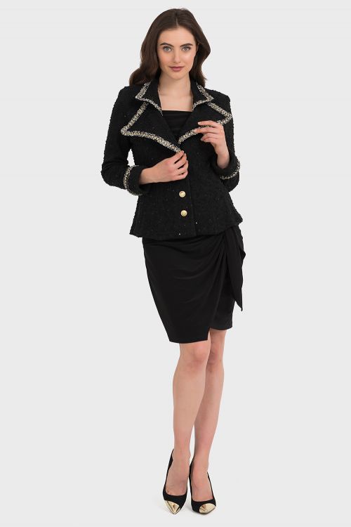 Joseph Ribkoff Black Jacket Style 194435