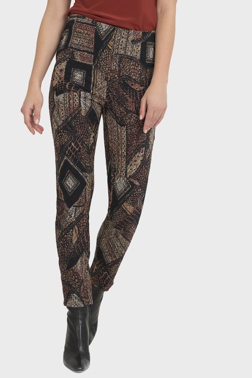 Jospeh Ribkoff Black/Multi Pants Style 194615