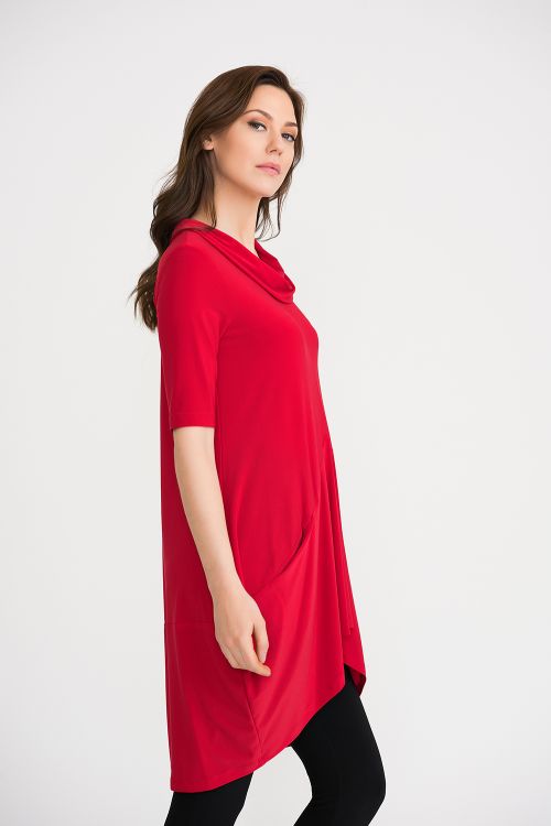 Joseph Ribkoff Lipstick Red Tunic/Dress Style 201079