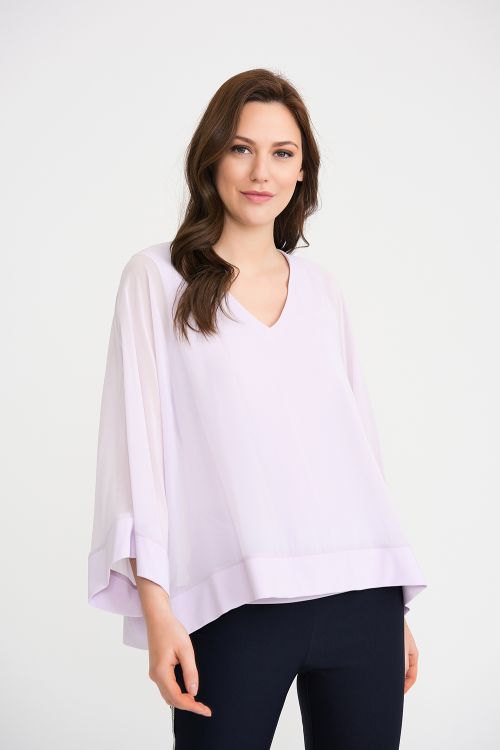 Joseph Ribkoff Lavender Top Style 201086