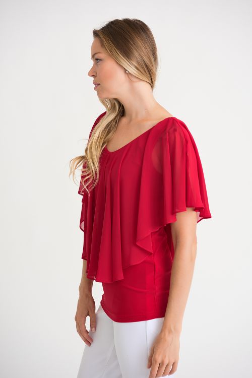 Joseph Ribkoff Red Top Style 201158