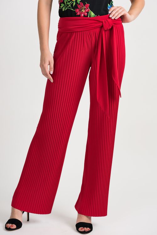 Joseph Ribkoff Lipstick Red Pants Style 201254 