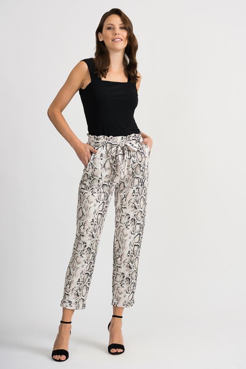 Joseph Ribkoff Beige/Black Pant Style 201445