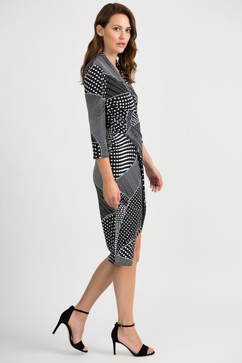 Joseph Ribkoff Black/White Dress Style 201470