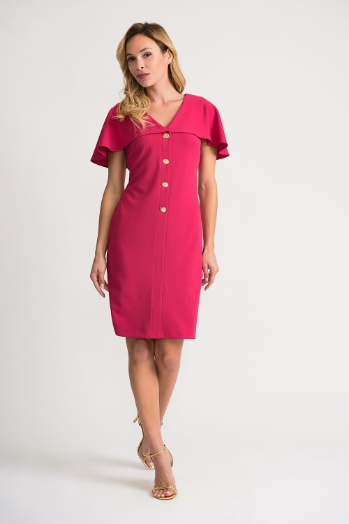 Joseph Ribkoff Cerise Dress Style 202077