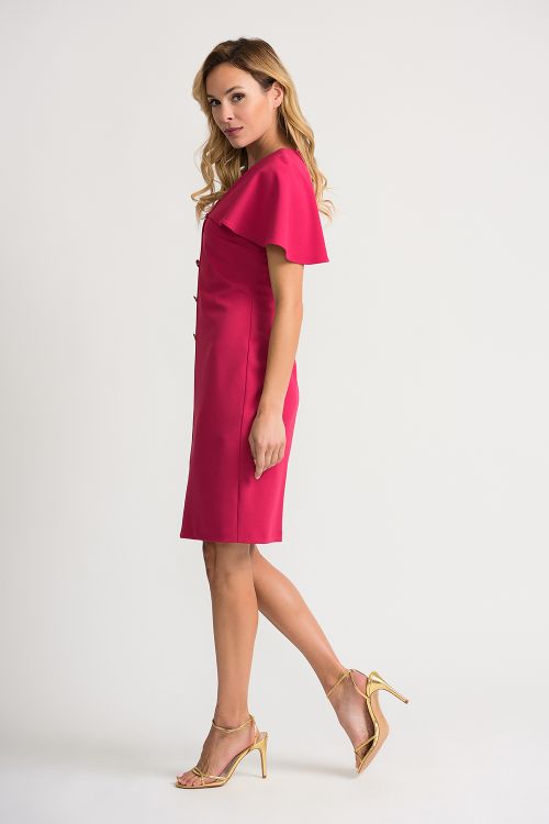 Joseph Ribkoff Cerise Dress Style 202077