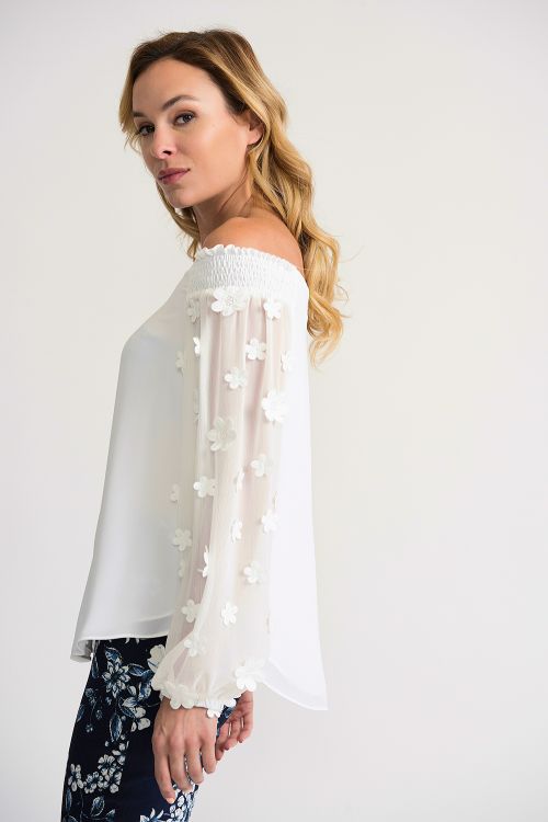 Joseph Ribkoff Off-White Top Style 202163