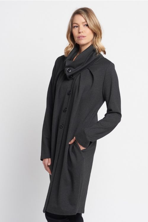 Joseph Ribkoff Charcoal Coat Style 203008