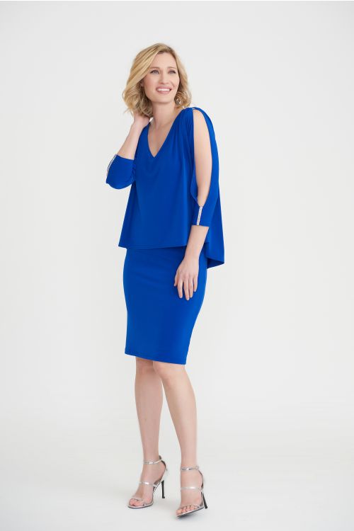 Joseph Ribkoff Royal Sapphire Dress Style 204109