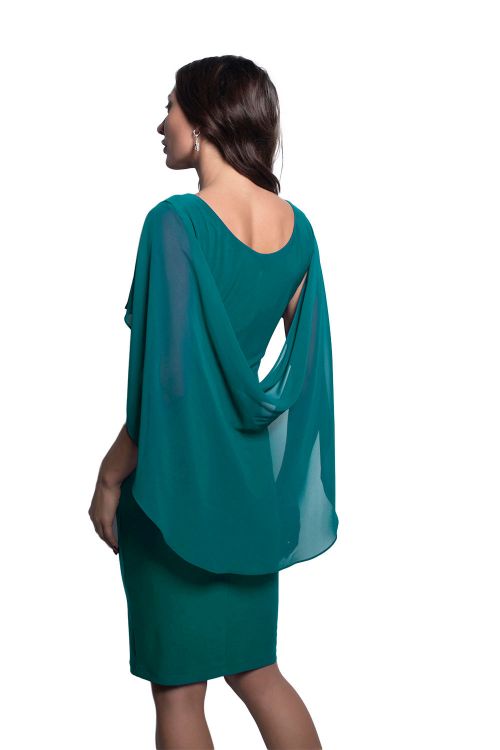 Frank Lyman Duchess Green Woven Dress Style 209288